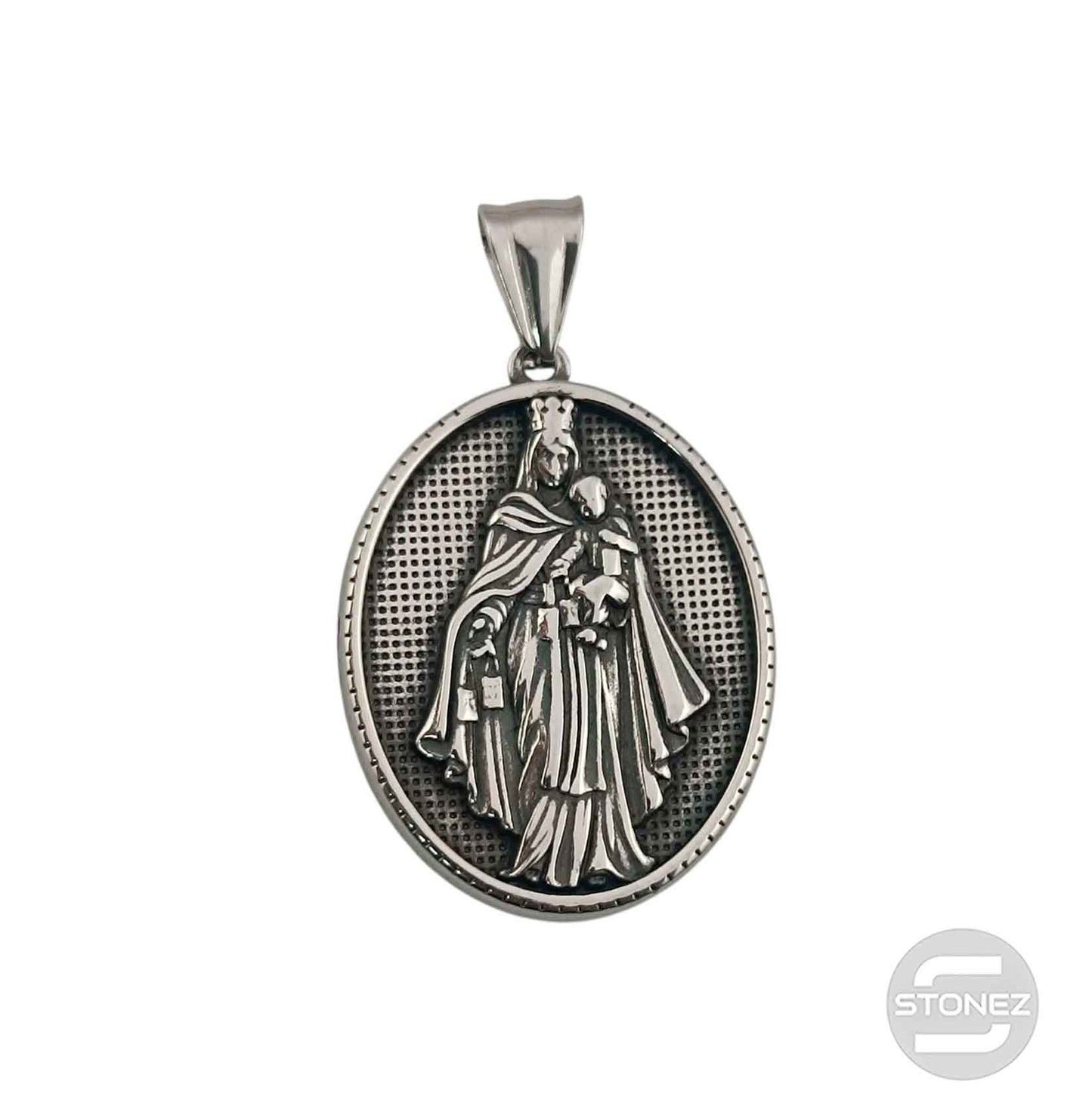 600103438-21 Colgante Acero Virgen Del Carmen 35 mm