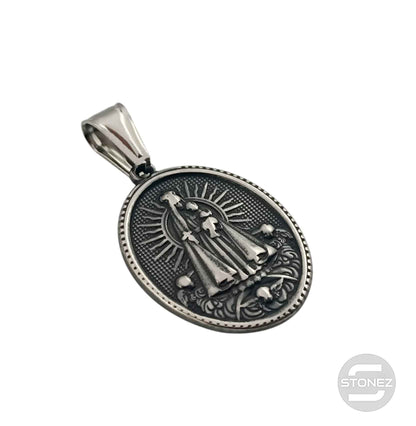 600103438-22 Colgante Acero Virgen Maria 35 mm