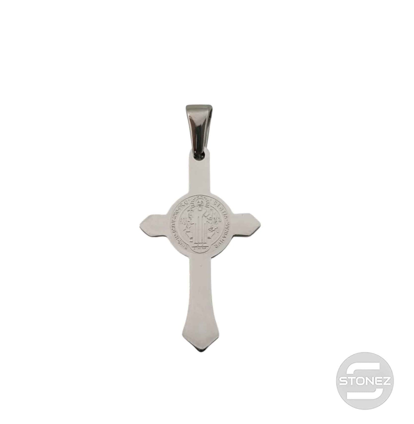600103449-03 Colgante Acero Cruz San Benito 30 mm