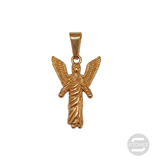 600103455-07 Colgante Acero Dorado Arcangel San Gabriel 23 mm