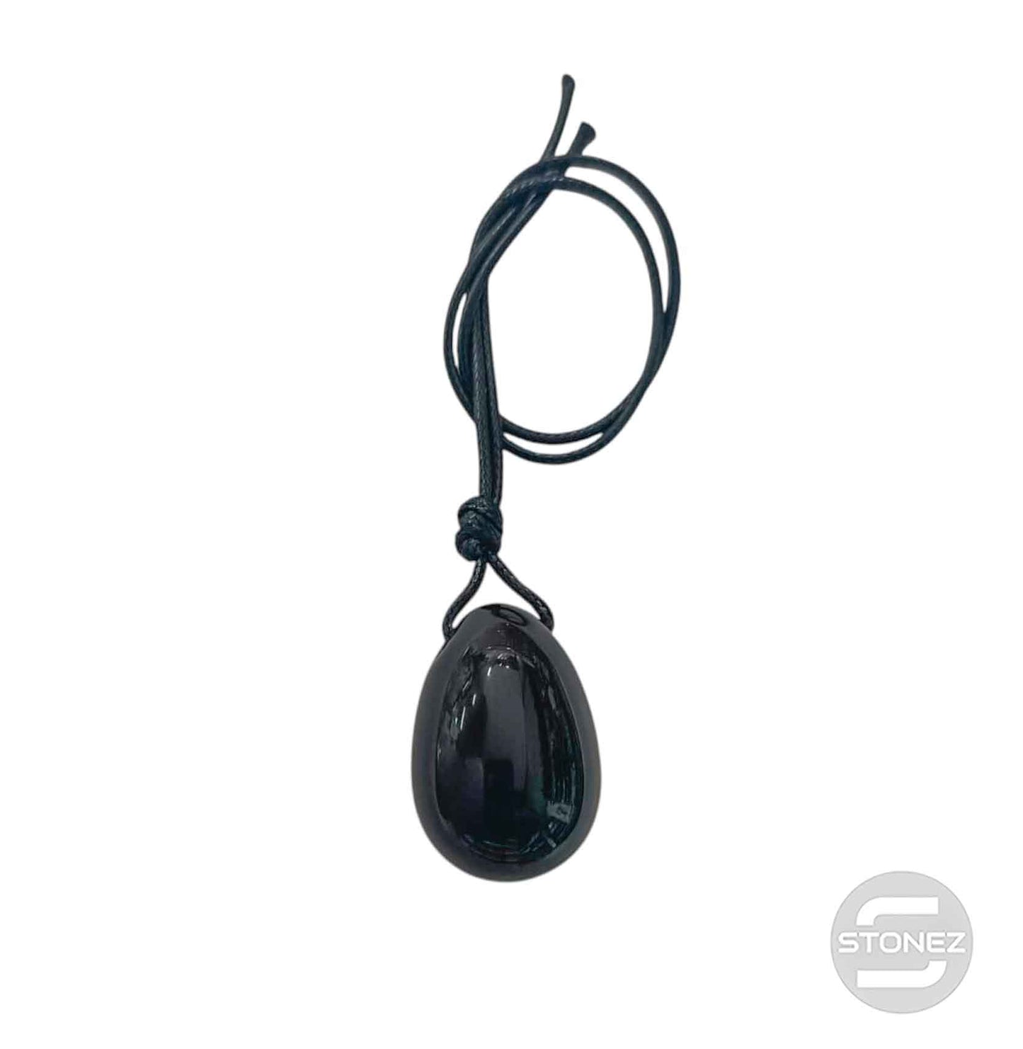 600103482-57 Huevo Yoni Mineral Obsidiana 20 x 30 mm