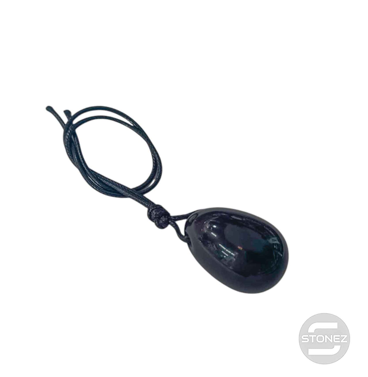 600103482-57 Huevo Yoni Mineral Obsidiana 20 x 30 mm