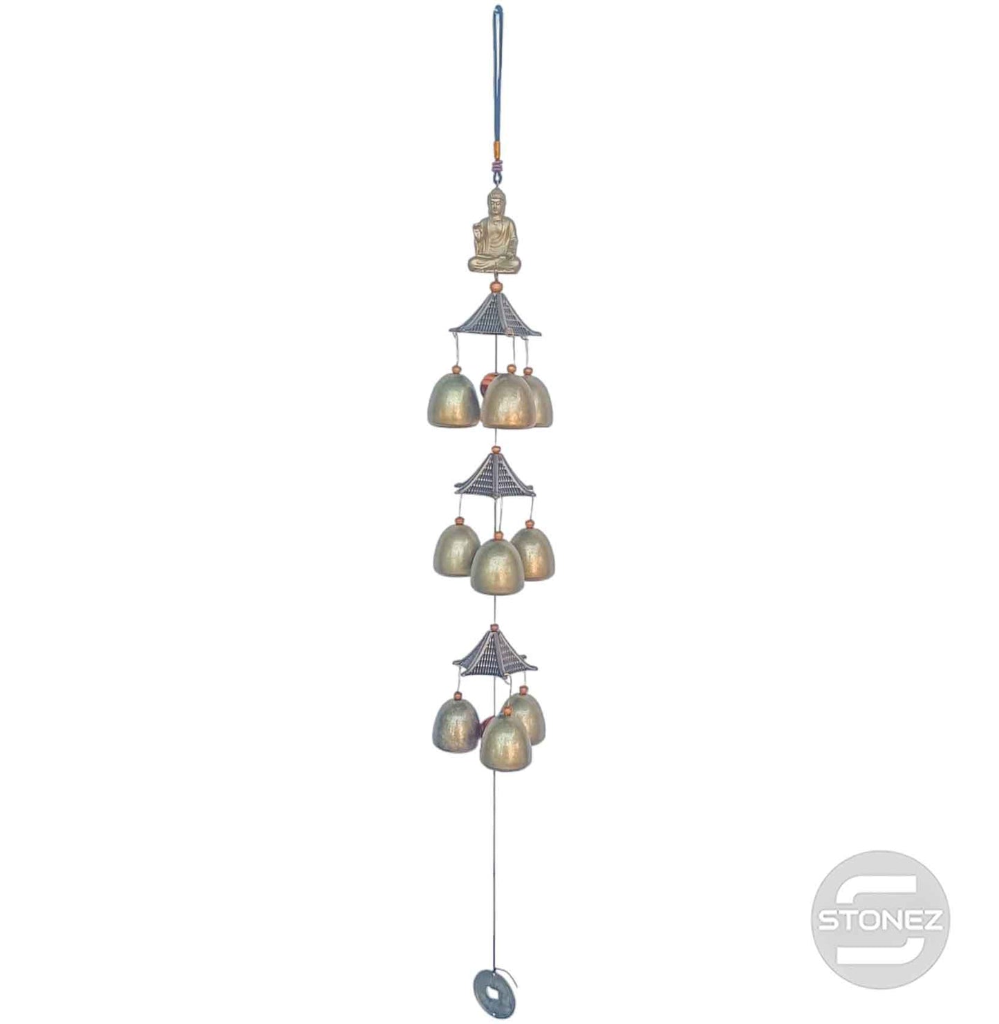 600103486-02 Campana De Viento De Buda Dijes De Campana 70 Cms Aprox