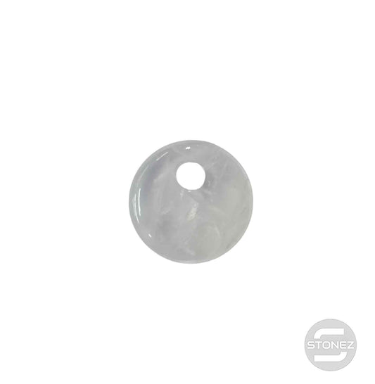 600103490 Colgante Piedra Perforada Cuarzo 25 mm Aprox Donut