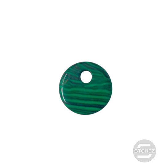 600103490 Colgante Piedra Perforada Malaquita Sintetica 25 mm Aprox Donut