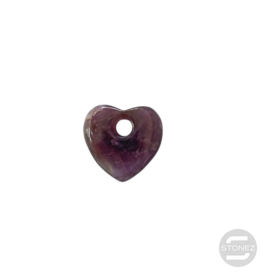 600103490 Colgante Piedra Perforada Amatista 25 mm Aprox Corazon