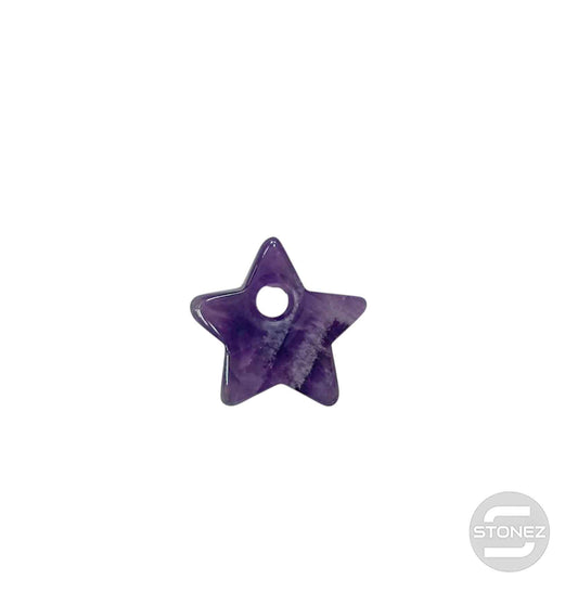 600103490 Colgante Piedra Perforada Amatista 25 mm Aprox Estrella