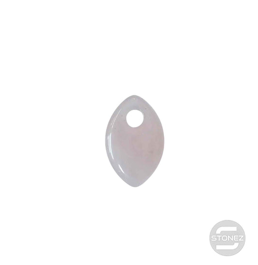 600103490 Colgante Piedra Perforada Cuarzo Rosa 25 mm Aprox Lagrima Ojo