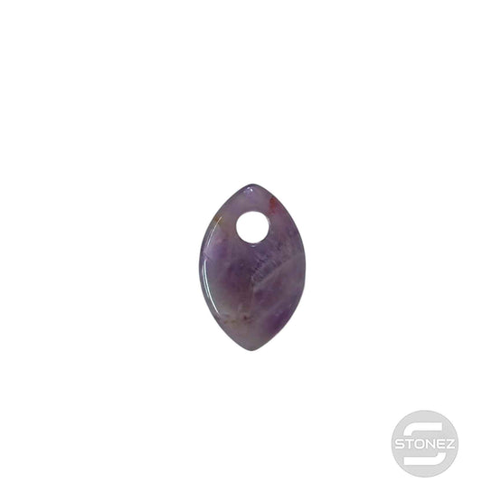 600103490 Colgante Piedra Perforada Amatista 25 mm Aprox Lagrima Ojo