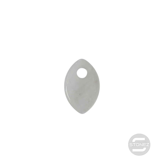 600103490 Colgante Piedra Perforada Cuarzo Blanco 25 mm Aprox Lagrima Ojo