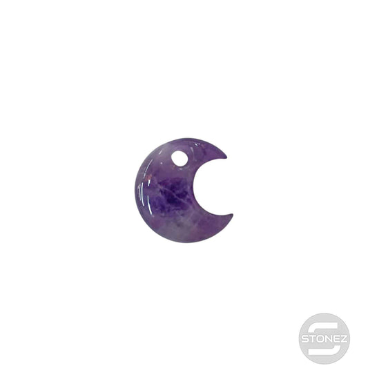 600103490 Colgante Piedra Perforada Amatista 25 mm Aprox Luna
