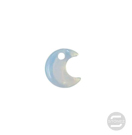 600103490 Colgante Piedra Perforada Opalina 25 mm Aprox Luna