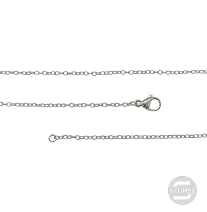 38968 7Paquete 10 Cadenas Acero 45 CMS 1mm Aprox De Grosor A4 - stonez