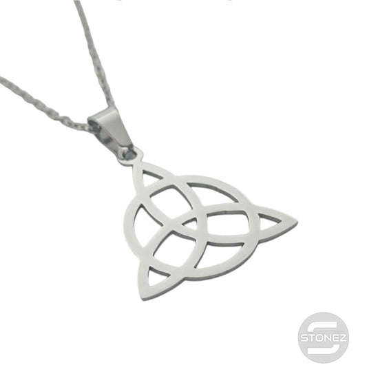 600103600-05 Collar Acero Triquetra San Cadena 40+5 Cms