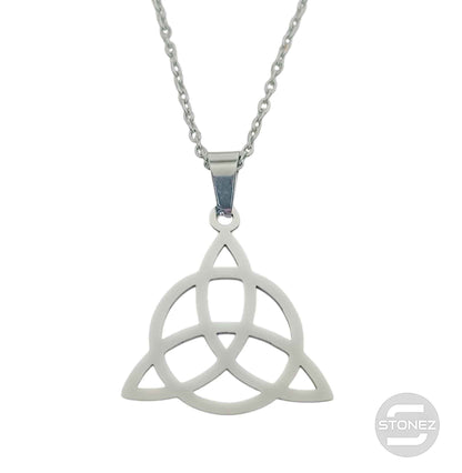 600103600-05 Collar Acero Triquetra San Cadena 40+5 Cms