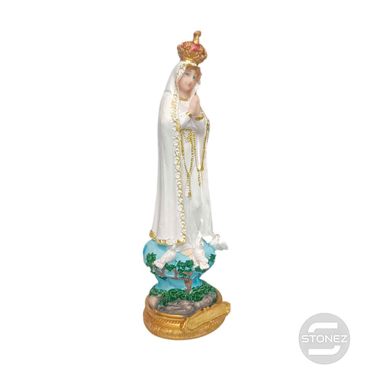 600103628 Figura En Resina Virgen De Fátima 23 Cms Aprox