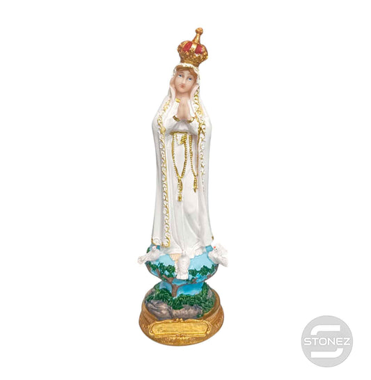 600103628 Figura En Resina Virgen De Fátima 23 Cms Aprox