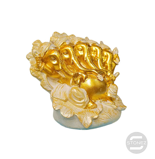 600103633 Figura En Resina Ganesha 5 Cabezas 12 Cms Aprox