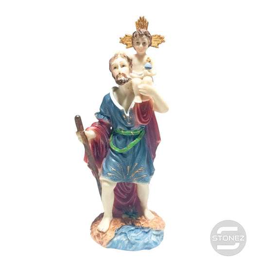 600103638 Figura San Cristobal En Resina 20 Cms Aprox