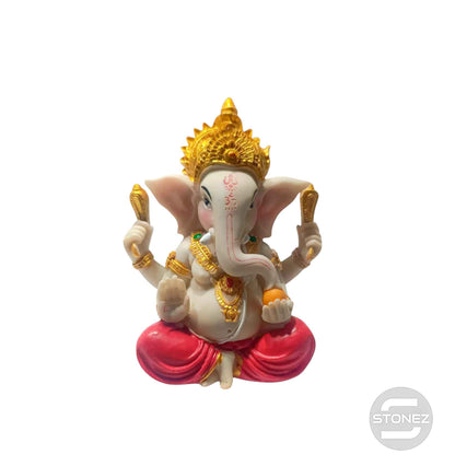 600103639 Figura En Resina Ganesha 12 Cms Aprox ROJO