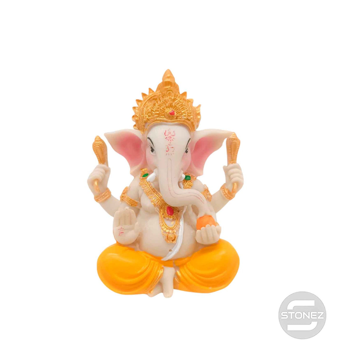 600103639 Figura En Resina Ganesha 12 Cms Aprox AMARILLO