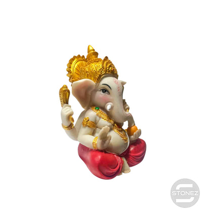 600103639 Figura En Resina Ganesha 12 Cms Aprox ROJO