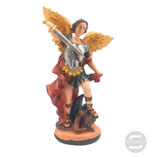 600103737 Figura San Miguel En Resina 24 Cms Aprox color