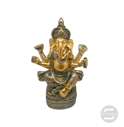 600103762 Figura Ganesha En Resina 17 Cms Aprox - stonez