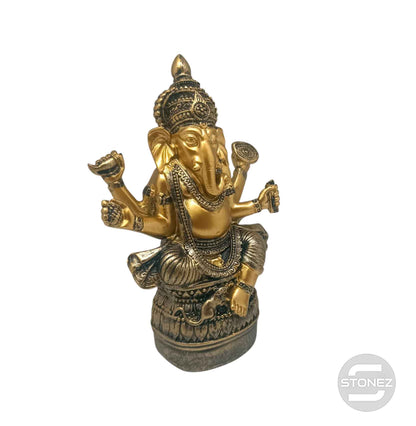 600103762 Figura Ganesha En Resina 17 Cms Aprox - stonez