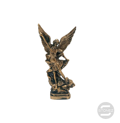 600103763 Figura En Resina San Jorge Bronce 12 Cms Aprox - stonez