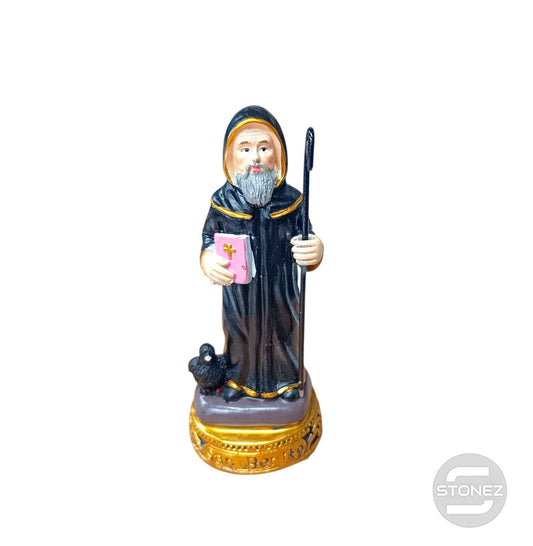 600103955 Figura En Resina San Benito 12 Cms Aprox