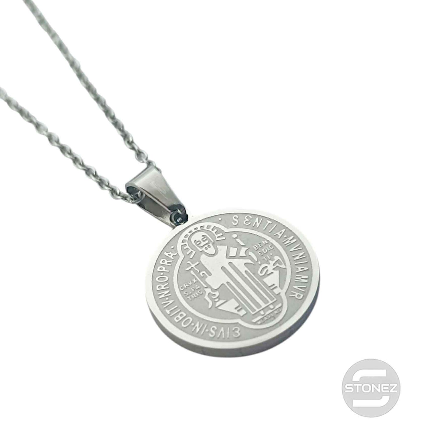 600103998 Collar Acero San Benito 20 mm Cadena 42+5 Cms