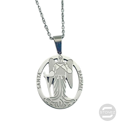 600104002 Collar Acero San Rafael 25 mm Cadena 42+5 Cms - stonez