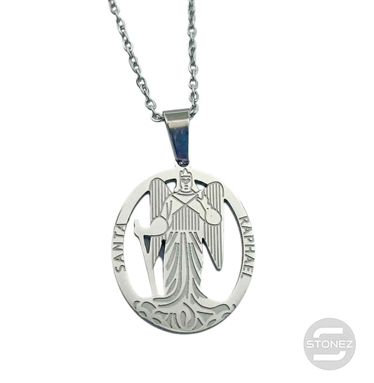 600104002 Collar Acero San Rafael 25 mm Cadena 42+5 Cms