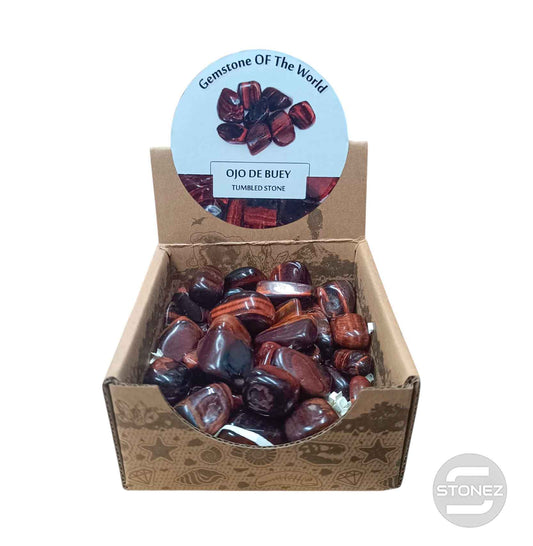 600104070 Caja Canto Rodado OJO DE BUEY 500 gramos Tamaños Surtido Desde 2 Hasta 3 cms Aprox) El total de las piezas puede Variar