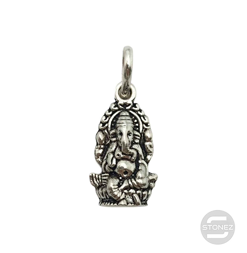 Cargue la imagen en el visor de la galería, 600201576 Colgante De Plata 925 Ganesha 25x13 mm Aporx
