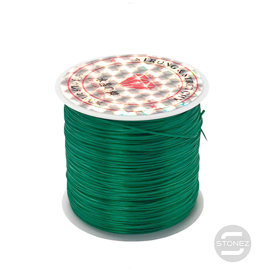 600202907 Hilo Elastico Fino Color Verde 40 Metros Aprox