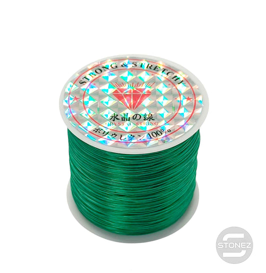 600202907 Hilo Elastico Fino Color Verde 40 Metros Aprox