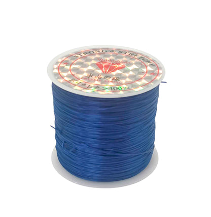 600202907 Hilo Elastico Fino Color Azul 40 Metros Aprox - stonez