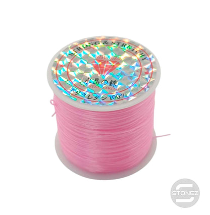 600202907 Hilo Elastico Fino Color Rosa 40 Metros Aprox