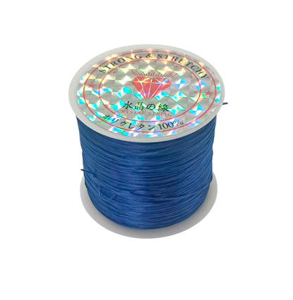 600202907 Hilo Elastico Fino Color Azul 40 Metros Aprox - stonez