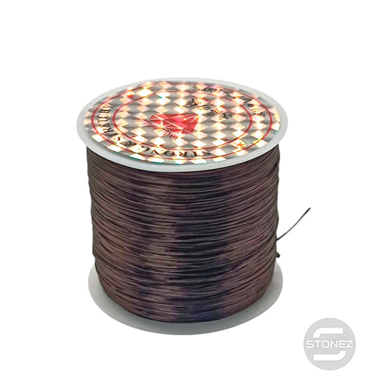 600202907 Hilo Elastico Fino Color Marron 40 Metros Aprox
