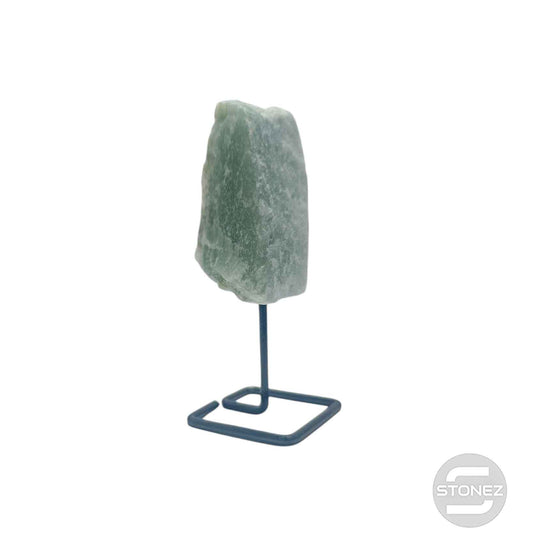 600203547 Piedra Natural Jade En Bruto Con Base De Metal Altura 10 Cms Aprox (La Pieza Puedes Ser Ligeramente Diferente A La Foto)