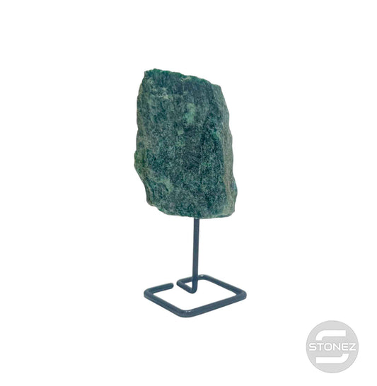 600203547 Piedra Natural Aventurina En Bruto Con Base De Metal Altura 10 Cms Aprox (La Pieza Puedes Ser Ligeramente Diferente A La Foto)