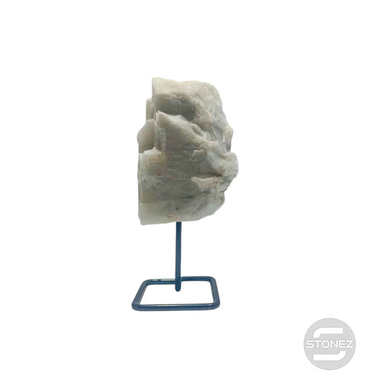 600203547 Piedra Natural Piedra Luna En Bruto Con Base De Metal Altura 10 Cms Aprox (La Pieza Puedes Ser Ligeramente Diferente A La Foto)