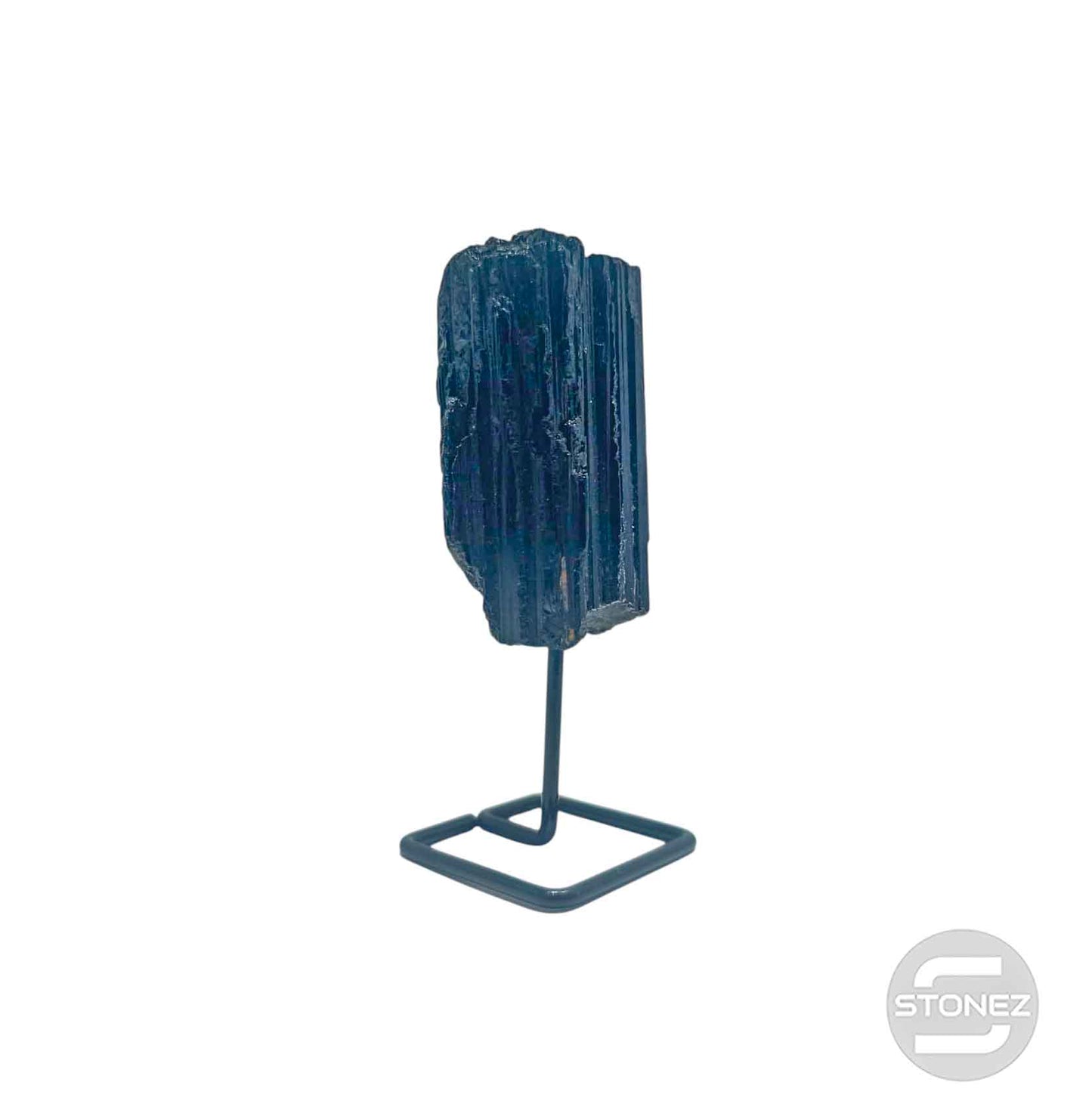 600203547 Piedra Natural Turmalina En Bruto Con Base De Metal Altura 10 Cms Aprox (La Pieza Puedes Ser Ligeramente Diferente A La Foto)