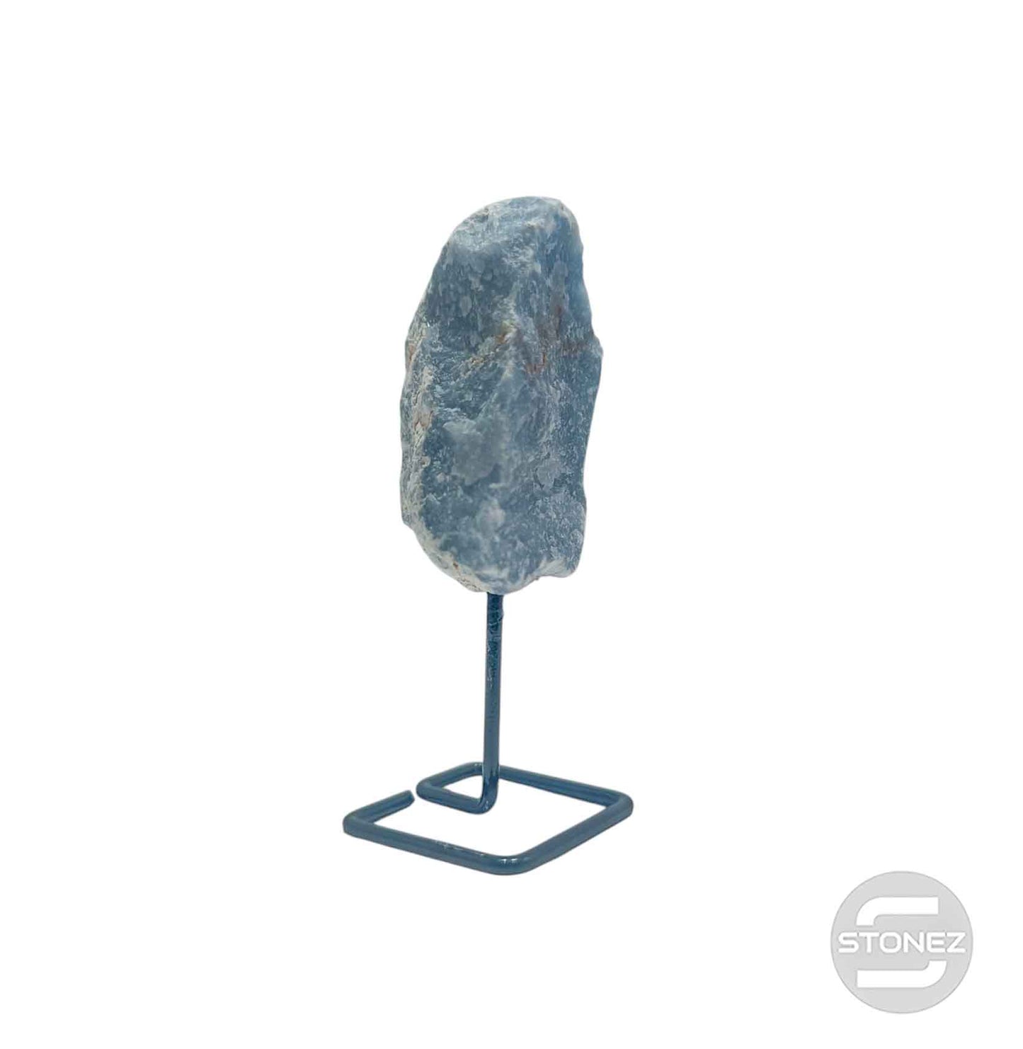 600203547 Piedra Natural Angelita En Bruto Con Base De Metal Altura 10 Cms Aprox (La Pieza Puedes Ser Ligeramente Diferente A La Foto)