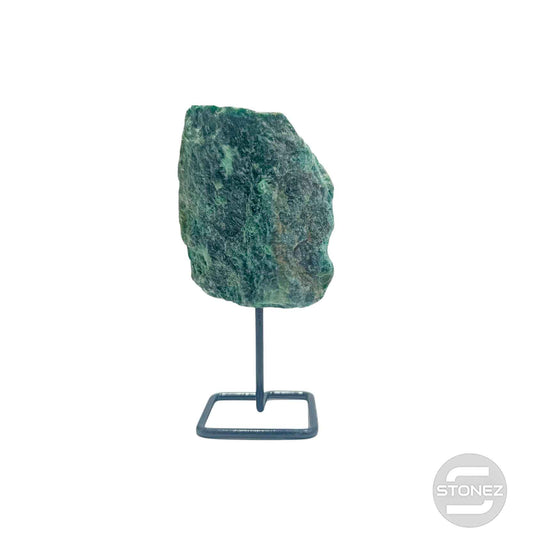 600203547 Piedra Natural Aventurina En Bruto Con Base De Metal Altura 10 Cms Aprox (La Pieza Puedes Ser Ligeramente Diferente A La Foto)