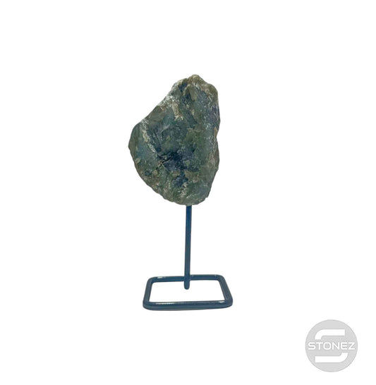 600203547 Piedra Natural Labradorita En Bruto Con Base De Metal Altura 10 Cms Aprox (La Pieza Puedes Ser Ligeramente Diferente A La Foto)