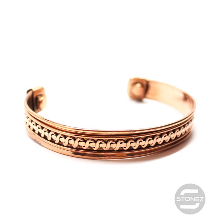 Carregue a imagem no visualizador da galeria, 600301483-03 Pulsera Cobre Con Imán.
